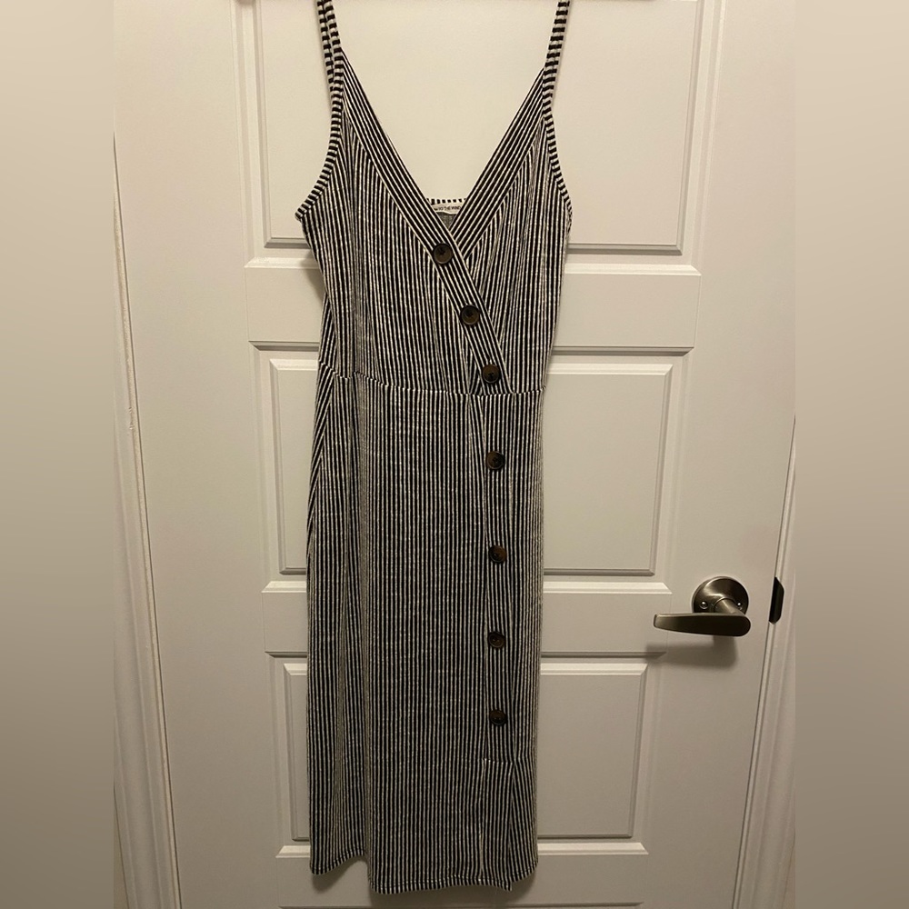 2/$20 Caution to the wind striped dress